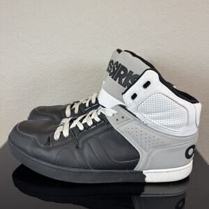 Osiris NYC 83 CLK Shoes Size 13 White Black Dip Bronx Skate